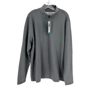New Weatherproof Vintage Pullover Sweatshirt Men's XL 1/4 Zip Long Sleeve Gray - Picture 1 of 7