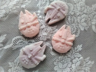 3 pc Millennium Falcon Soap set, choice, favors, 170+ scents, FREE ship, gift - Image 1 of 4