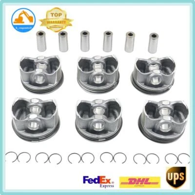 E-CLASS Pistons& Rings Set for Mercedes-Benz A2720304017 A2720301018 6X - Изображение 1 из 4