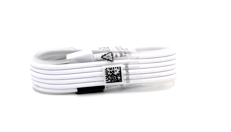 Genuine Samsung Galaxy S6, S6 Edge S7 S5 Note 4 Fast Charger USB Data Cable 1.2m - Image 1 of 1