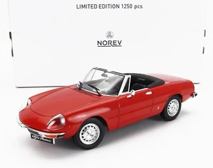 Norev 1/18 Alfa Romeo Duetto 2000 Spider 1978 rojo 187880 - Imagen 1 de 10