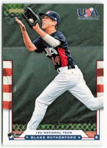 Blake Rutherford Panini 2012 novato de béisbol de Estados Unidos - Imagen 1 de 2