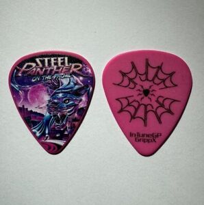 Steel Panther 2024 SPYDER Official Tour Issue Signature Guitar Pick On The Prowl