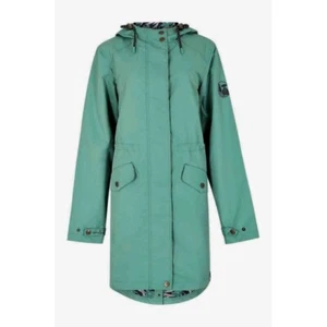 Weird Fish Delara Showerpoof Jacket - Dark Jade - 10 12 14 16 18 - BNWT - Picture 1 of 4