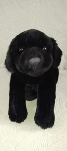 Schwarzer Labrador Welpe Hund Plüsch 14 Zoll Sitzsack Stofftier Kinder bevorzugt - Bild 1 von 6