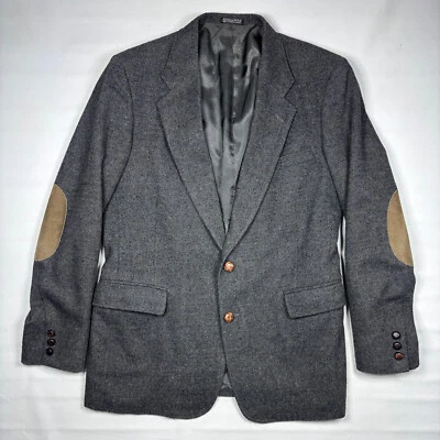 De Colección Arnold Palmer para KG Gris Lana Tweed Abrigo Deportivo Blazer Traje Chaqueta Para Hombres 42R Foto 1 de 4