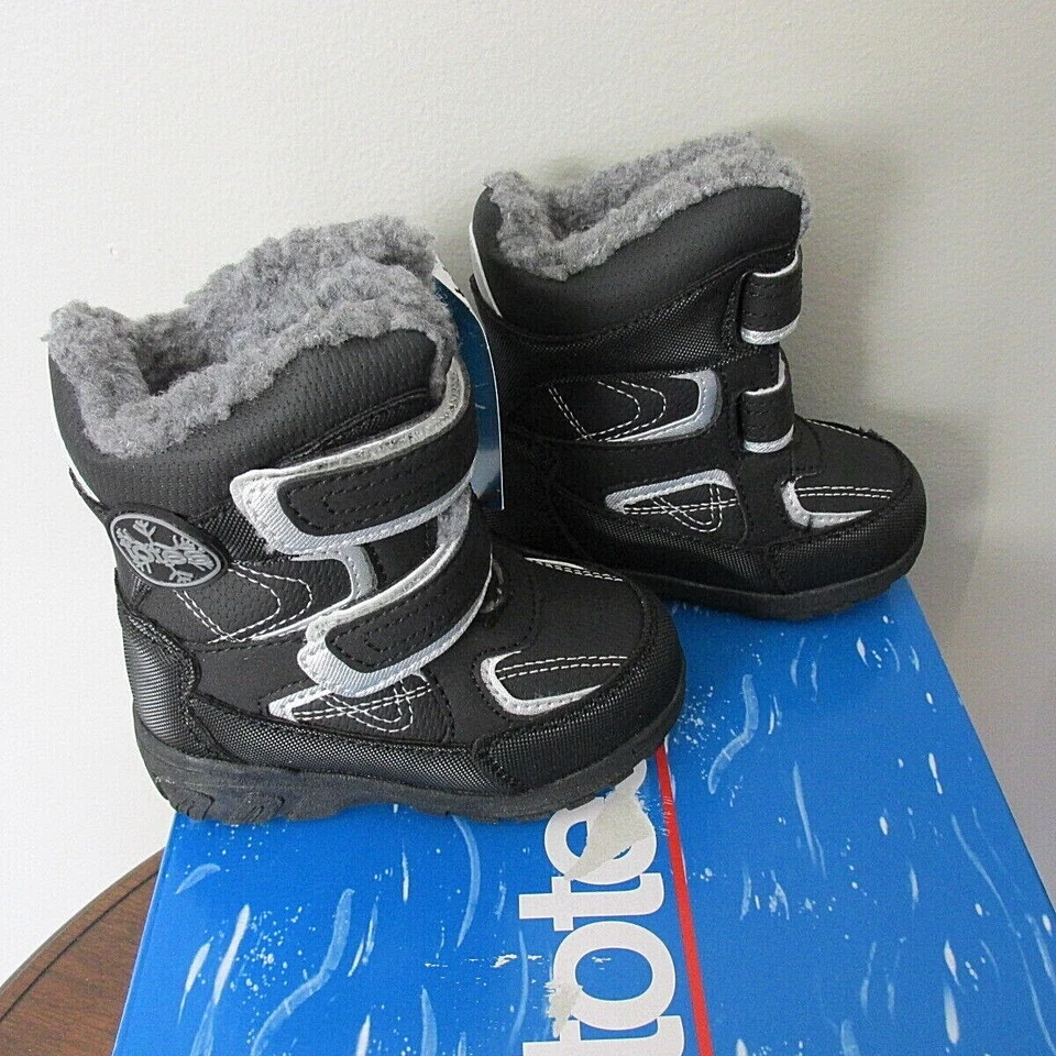 NEW TODDLER BOYS TOTES TAYTON WATERPROOF THERMOLITE WINTER SNOW BOOTS 6T 6 - Image 1 of 1