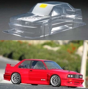 Durchsichtige RC Karosserie BMW E30 M3 1/10 OnRoad Auto HPI/4Tec2.0/V100/RDS/200mm - Bild 1 von 1
