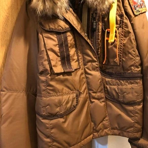 PJS Denali Brown Furry Hoodie Jacket XS Outdoor Winter Outerwear - Picture 1 of 3