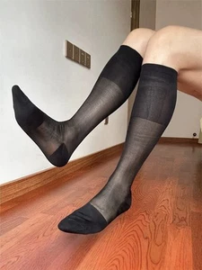 1 Paire mi bas Socks sheer Noir Taille 41/46  Pointe talon renforcé  Réf.  V09 - Imagen 1 de 9