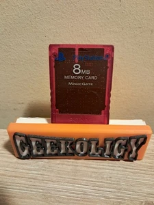 Tarjeta de memoria oficial OEM Sony PlayStation 2 PS2 8 MB SCPH-10020 roja probada - Imagen 1 de 4