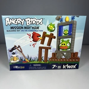 K’NEX Angry Birds Mission May'ham 178 piece 72613 Brand New And Sealed Knex - Picture 1 of 7
