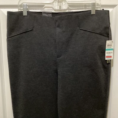 Pantalones de pierna recta para mujer INC International Concepts en gris ~16~NUEVOS CON ETIQUETAS Foto 1 de 4