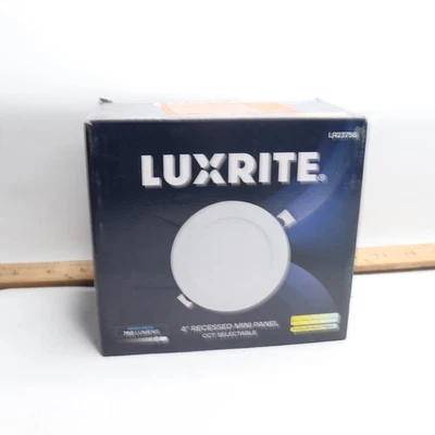 Luxrite Mini Panel Round 5CCT Smooth Canless Wafer SpotLight 4" LR23756 - Image 1 of 4