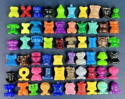 Classic GoGos Crazy Bones Things Complete Mixed Set of 60 Figures Rare Vintage - Image 1 of 4