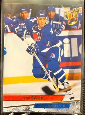 Fleer Ultra Joe Sakic #242 Quebec Nordiques 1993-94 Foto 1 de 2