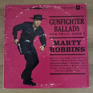 Marty Robbins Gunfighter Ballads And Trail Songs 1959 Stereo 6 Eye Lp 1st - Picture 1 of 11