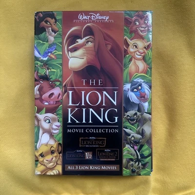 DISNEY'S The Lion King Trilogy: 1, 1 1/2 & 2 (DVD, 6-Disc Set) - Immagine 1 di 2