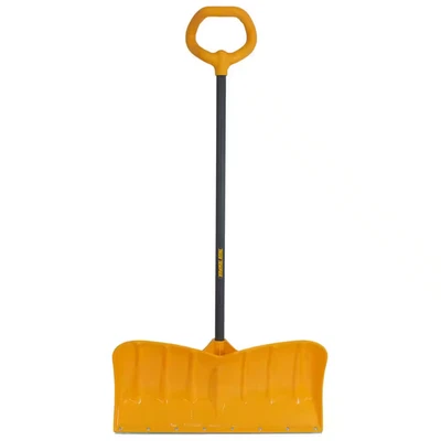 Snow Shovel 41.25 in Handle Steel 26 in Plastic Blade Versa Grip Combo - Image 1 of 4
