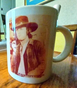 Kris Kristofferson 10 oz. Coffee Mug White with photo - Picture 1 of 5