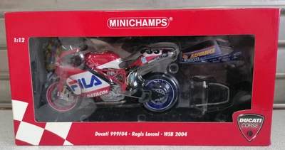 Modellino Ducati 999 F04 WSB 2004 Regis Laconi Minichamps Scala 1:12 - Immagine 1 di 4