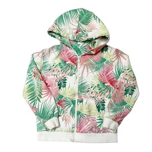 Zara Tropical Print Hoodie Size 8 - Picture 1 of 7