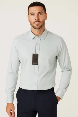 7 Diamonds Shirt Mens Sz XL Striped 4Way Stretch Long Sleeve Shirt MSRP $99 - Image 1 of 4