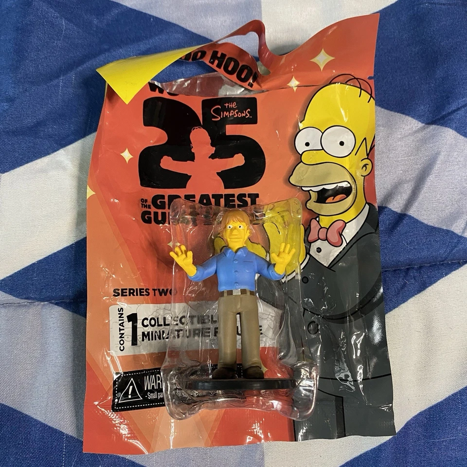 Figura Mark Hamill 25 Aniversario Serie 2 Los Simpson 2.5", Nueva Bolsa ABIERTA  Foto 1 de 4