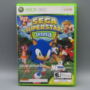 Sega Superstars Tennis Xbox 360 Game with Xbox Live Arcade Compilation Disc - Picture 1 of 5
