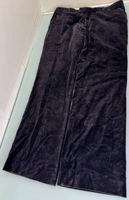 Pantalones de Colección Y2K Juicy Couture 34X32 Terciopelo Pierna Ancha Informales Sueltos Negros ¡Raros! Foto 1 de 4