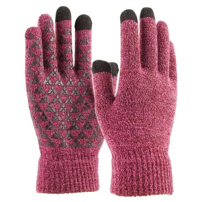 Guantes de punto de invierno pantalla táctil cálidos térmicos a prueba de viento guantes dedo completo unisex Foto 1 de 4