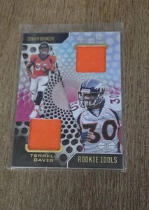 Maglia doppia 2021 Panini Illusions Rookie Idols Javonte Williams Terrell Davis  - Foto 1 di 2