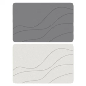 Alfombra de baño absorbente de tierra de diatomeas antideslizante baño ducha duradera - Imagen 1 de 14