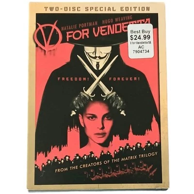 V For Vendetta 2006 DVD 2 Disc Special Edition - Image 1 of 4