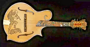 Blueberry Handmade Mandolin Lucifer F-Style Motif Pre-Order 90 Days - Picture 1 of 15