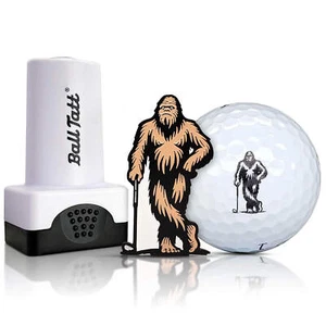Ball Tatt - Sasquatch Golfball Stempel selbstfärbend mit XL Metall Ballmarker - Bild 1 von 8