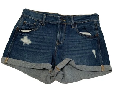 Old Navy джинсовой ткани бойфренд шорты женщин размер 2 отвлеченный свернутый манжеты (Sho868L) - Изображение 1 из 4