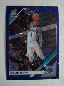 2019-20 Optic Fast Break Purple Disco #14 Malik Monk Charlotte Hornets 8/95 - Picture 1 of 2