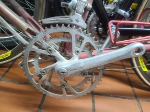 Vintage Drive Side Only SR Sakae CR Kurbelgarnitur 170mm Turbine Double MTB Touring - Bild 1 von 1