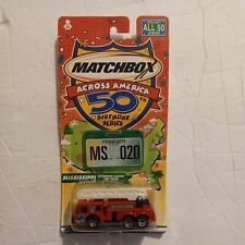 Matchbox 50th Birthday Series - Mississippi - Extending-Ladder Fire Truck