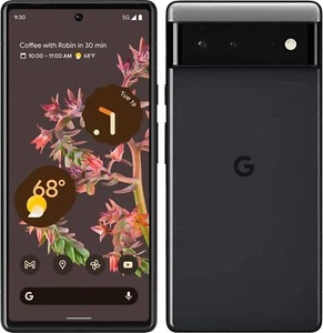 OEM Unlocked Google Pixel 6 - 128GB - 6.4" - 8GB RAM - Black Smartphone - Good - Afbeelding 1 van 3