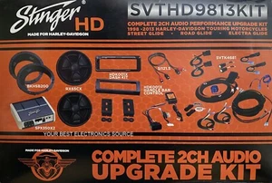 NUEVO Stinger SVTHD9813KIT Sistema de Audio Completo Plug & Play para 1998-2013 Harley - Imagen 1 de 1