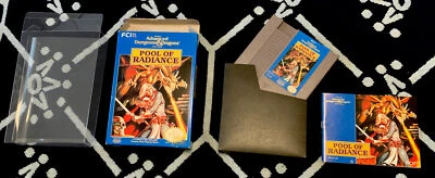 Advanced Dungeons & Dragons: Pool of Radiance NR MINT Nintendo NES CIB - Image 1 of 4