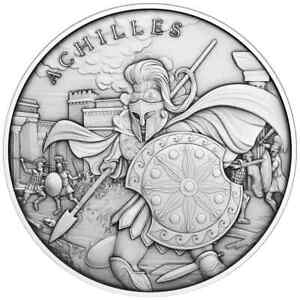 Legendary  warriors  Achilles  1 oz Silber Münze  999   * ST / BU *