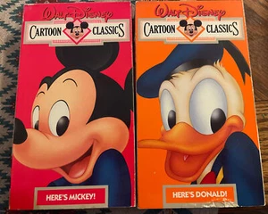 VTG Walt Disney Home Video Cartoon Classics Set Of 12 VHS’S (C8) - Picture 1 of 12
