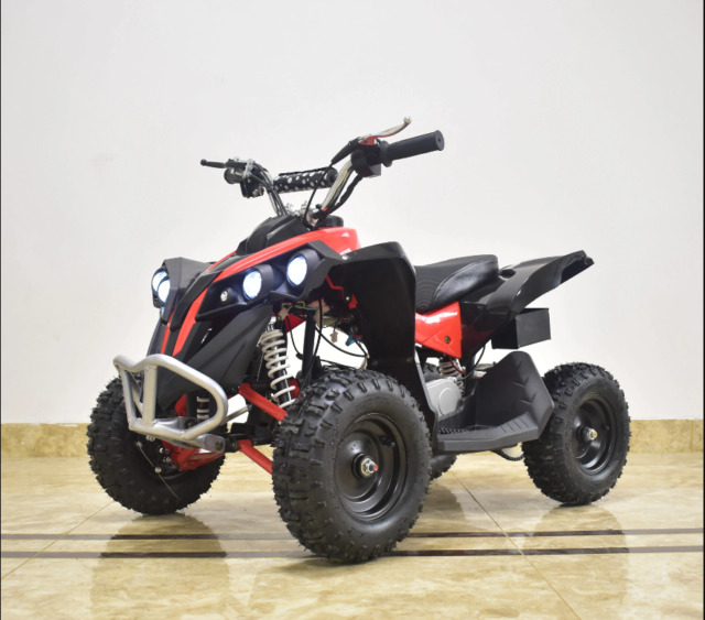 Mini moto de cross para niños, 105 CC de 4 tiempos para niños, a gasolina,  motocicleta todoterreno de bolsillo de gasolina, minimoto con aprobación