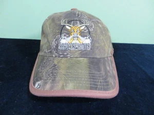 HARDCORE HUNTER Deer Green Camo Camouflage HAT Adjustable Strap 100% Cotton - Picture 1 of 5