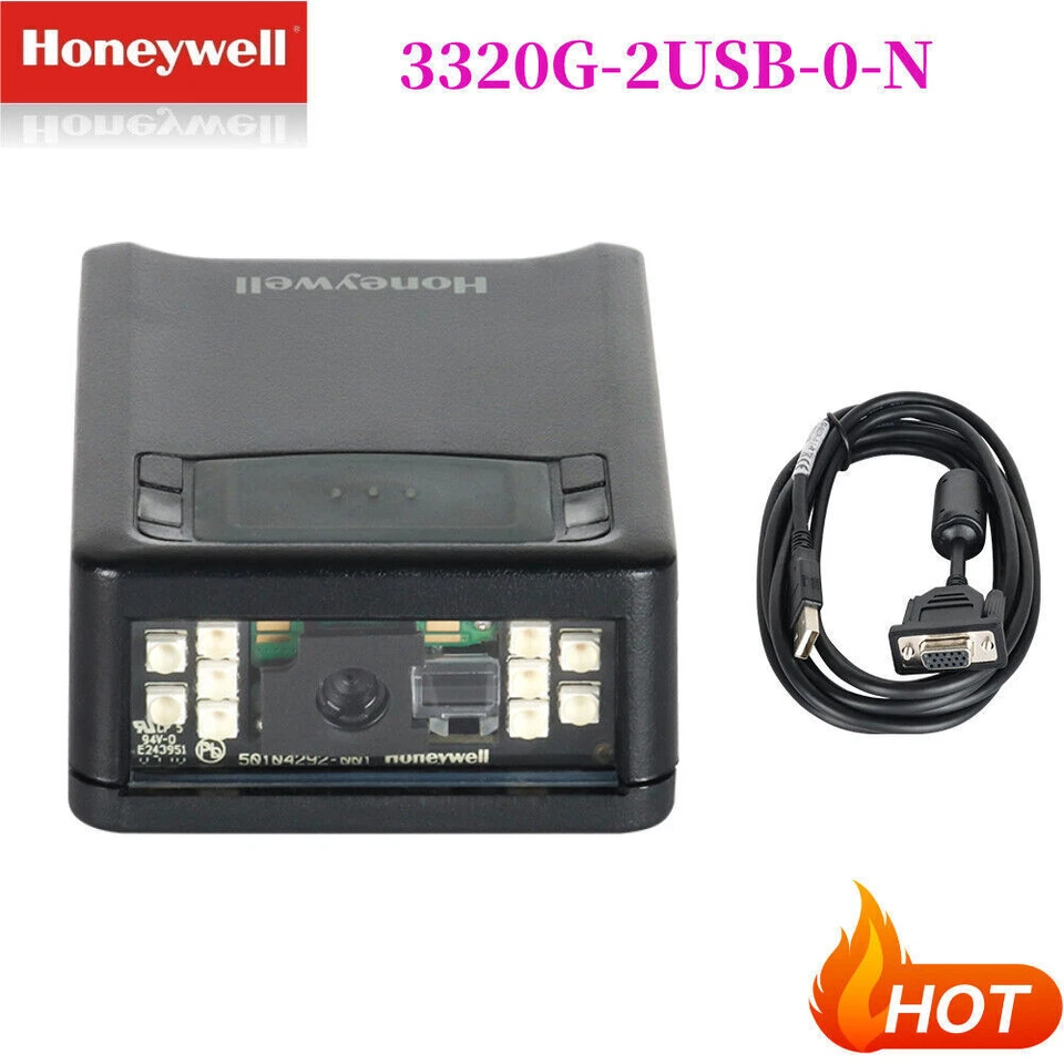 Honeywell Vuquest 3320G-2USB-0-N Area-Imaging 2D Barcode Scanner With USB Cable - Image 1 of 4