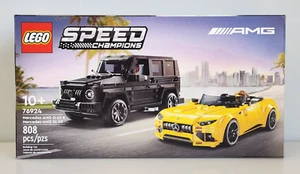 LEGO Speed Champions Mercedes AMG G 63 & SL 63, 808pcs MPN 76924, New Sealed - Picture 1 of 6