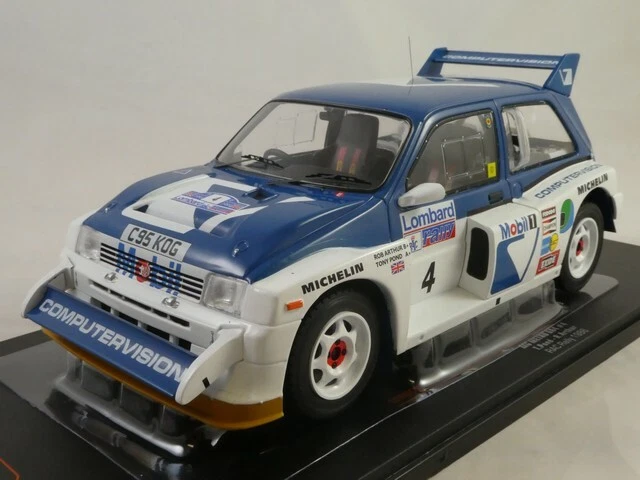 IXO MG Metro 6R4 #4 Pond Arthur RAC Rally 1986 1/18 18RMC068B - Immagine 1 di 3